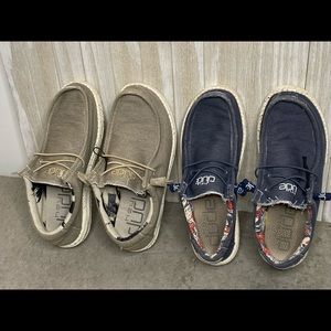Two pair gently used Wally Stretch shoes